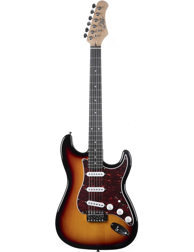 Guitarra eléctrica Eko Starter ST100 tipo Strat - Sunburst
