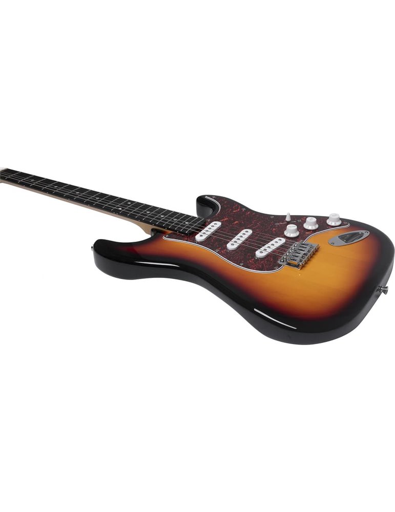 Guitarra eléctrica Eko Starter ST100 tipo Strat - Sunburst