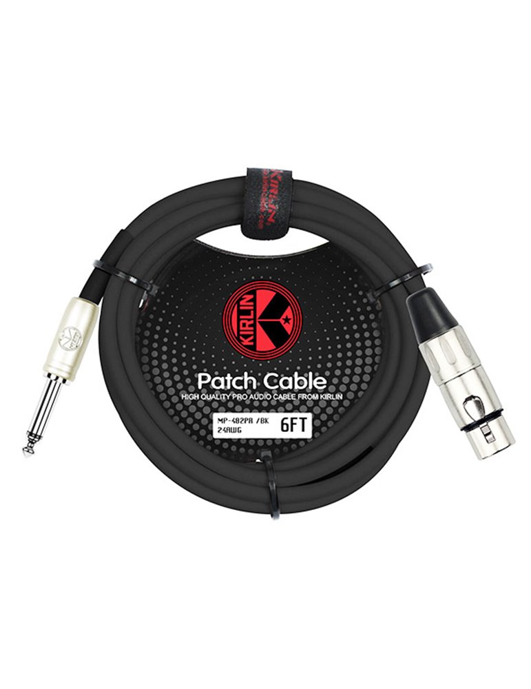 Cable Standart Micro Mp-482Pr-3M Jack Mono - Xlr F 24Awg001 - Negro