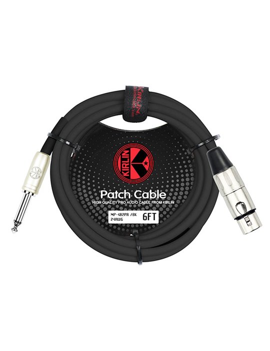 Cable Standart Micro Mp-482Pr-3M Jack Mono - Xlr F 24Awg001 - Negro