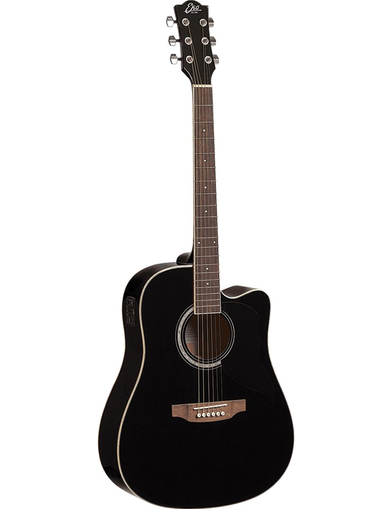 GUITARRA ACÚSTICA DREADNOUGHT RANGER 6 A/E CUTAWAY - Negra