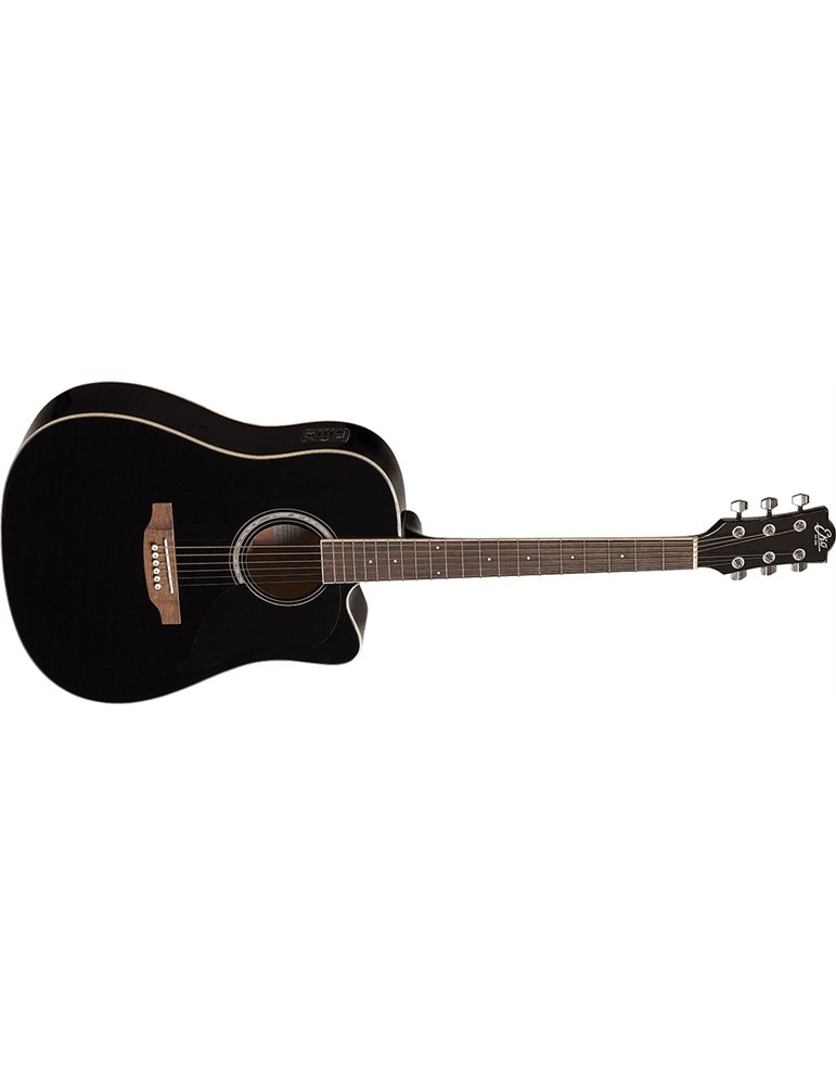 GUITARRA ACÚSTICA DREADNOUGHT RANGER 6 A/E CUTAWAY - Negra