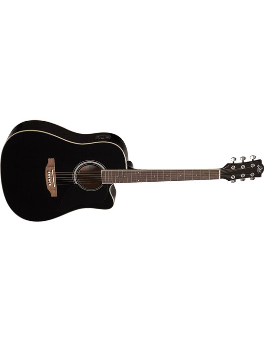 GUITARRA ACÚSTICA DREADNOUGHT RANGER 6 A/E CUTAWAY - Negra