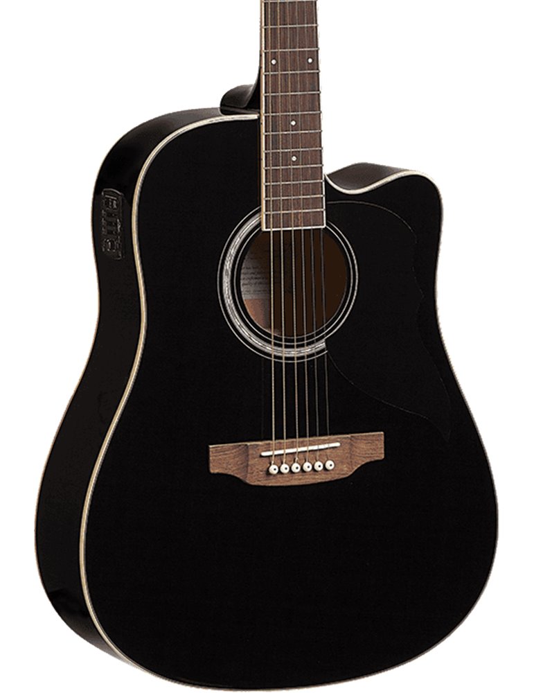 GUITARRA ACÚSTICA DREADNOUGHT RANGER 6 A/E CUTAWAY - Negra