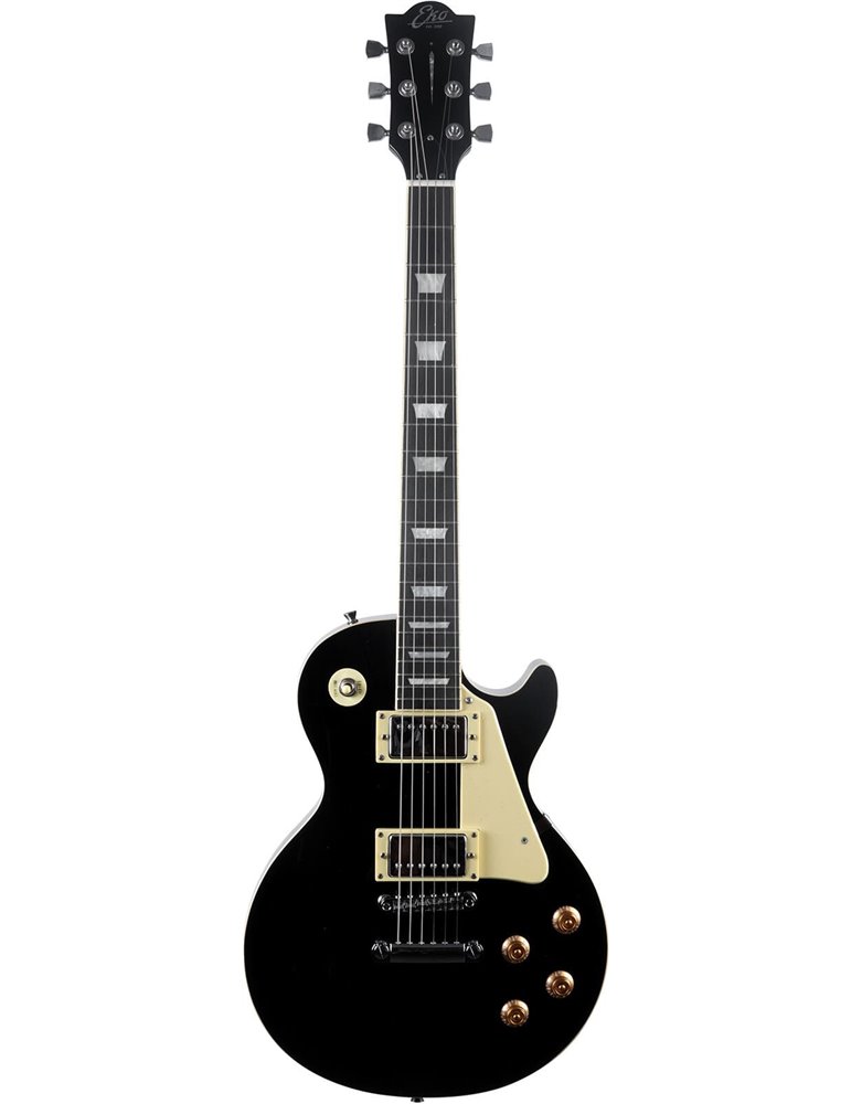 Guitarra eléctrica Eko Starter LS300 tipo LP - Negra