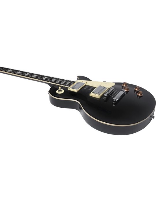 Guitarra eléctrica Eko Starter LS300 tipo LP - Negra