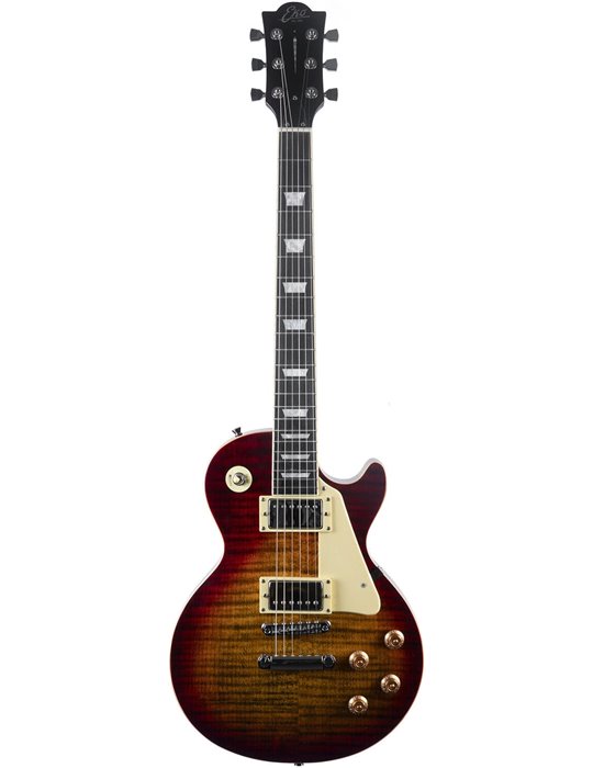 Guitarra eléctrica Eko Starter LS300 tipo LP - Cherry Sunburst