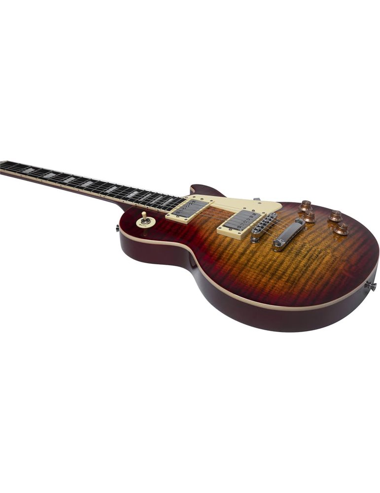 Guitarra eléctrica Eko Starter LS300 tipo LP - Cherry Sunburst
