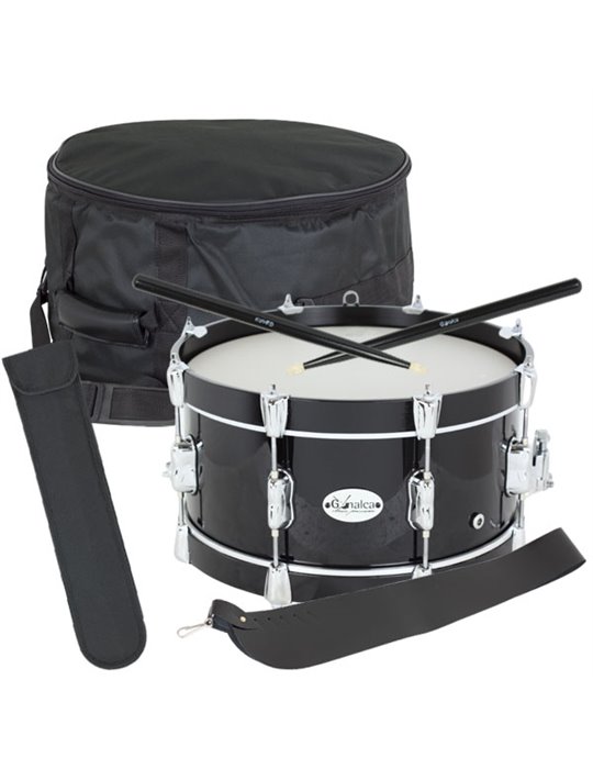 Pack Redoblante II Magest 35X16 Standar Ref. 04706SP2 (Funda+Band+Baqu+Porta)143 - Gc0170 cover negro