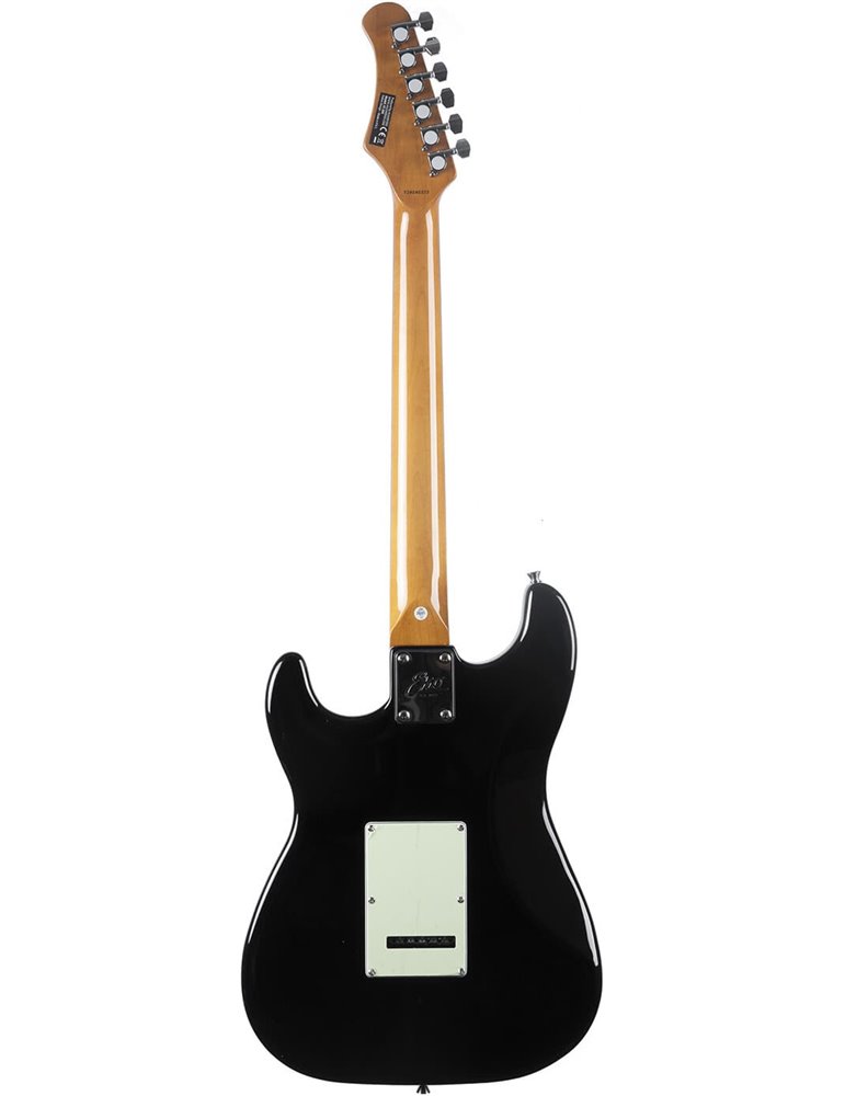 Guitarra eléctrica Eko Starter ST300 tipo Strat - Negra