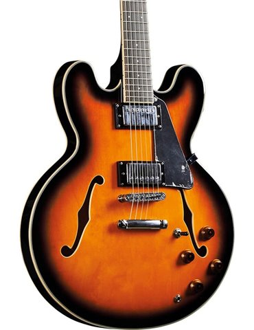 GUITARRA ELÉCTRICA EKO HOLLOWBODY DOUBLE CUT - SUNBURST
