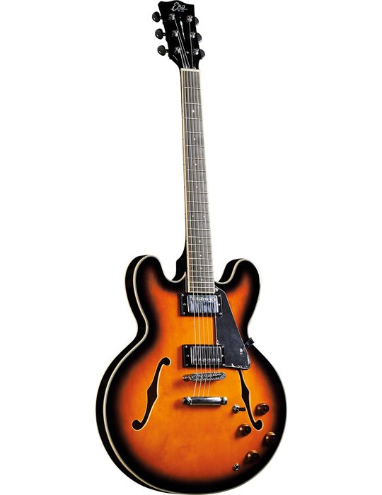 GUITARRA ELÉCTRICA EKO HOLLOWBODY DOUBLE CUT - SUNBURST