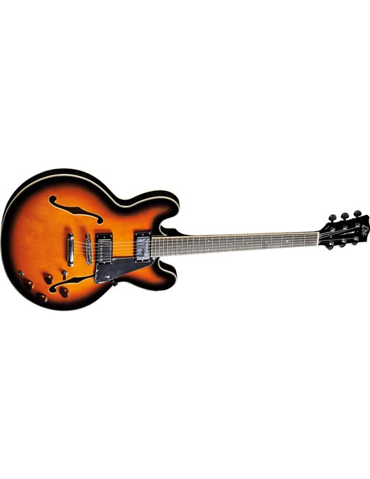 GUITARRA ELÉCTRICA EKO HOLLOWBODY DOUBLE CUT - SUNBURST