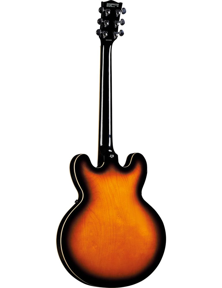 GUITARRA ELÉCTRICA EKO HOLLOWBODY DOUBLE CUT - SUNBURST