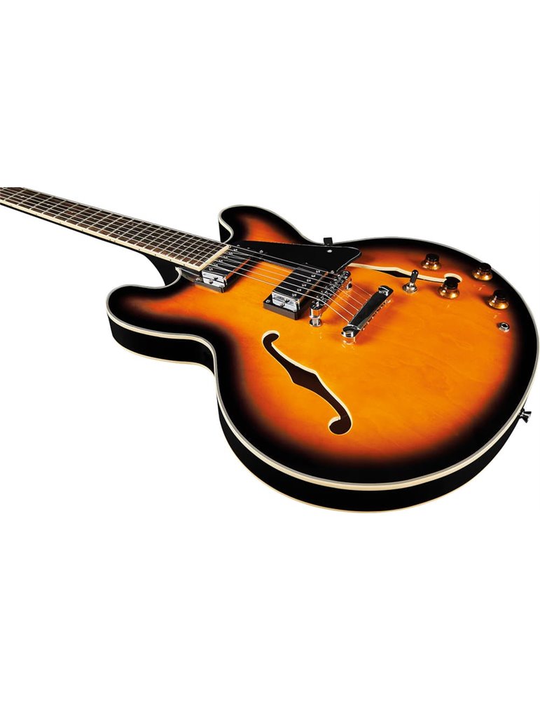 GUITARRA ELÉCTRICA EKO HOLLOWBODY DOUBLE CUT - SUNBURST