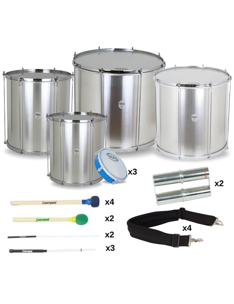 Pack Batucada Iniciación 9 Instrumentos Izzo099 - Standard