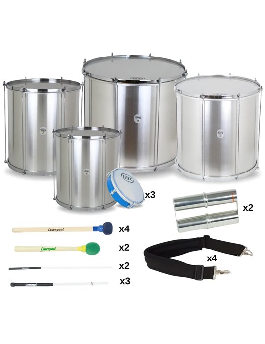 Pack Batucada Iniciación 9 Instrumentos Izzo099 - Standard