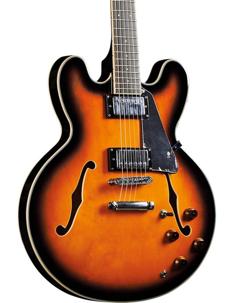 GUITARRA ELÉCTRICA EKO HOLLOWBODY DOUBLE CUT - SUNBURST