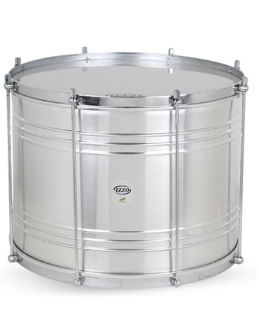 Zabumba 16"X30Cm Surdo Fuzileiro Aluminio Izzo 8-Divisiones Iz0001099 - Standard