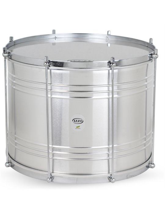 Zabumba 16"X30Cm Surdo Fuzileiro Aluminio Izzo 8-Divisiones Iz0001099 - Standard