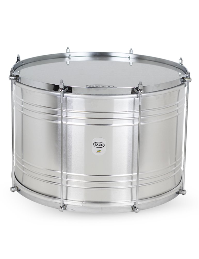 Zabumba 18"X30Cm Surdo Fuzileiro Aluminio Izzo 8-Divisiones Iz0002099 - Standard