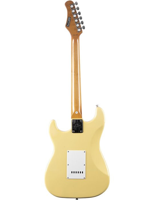 Guitarra eléctrica Eko Starter ST300 tipo Strat - Crema