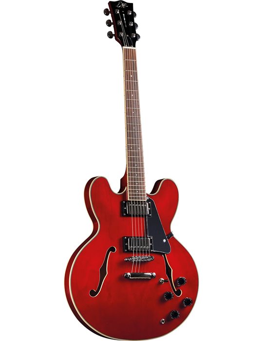 GUITARRA ELÉCTRICA EKO HOLLOWBODY DOUBLE CUT - CHERRY RED