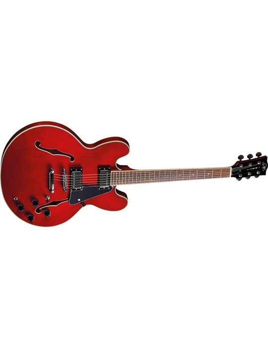 GUITARRA ELÉCTRICA EKO HOLLOWBODY DOUBLE CUT - CHERRY RED