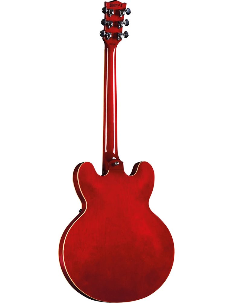 GUITARRA ELÉCTRICA EKO HOLLOWBODY DOUBLE CUT - CHERRY RED