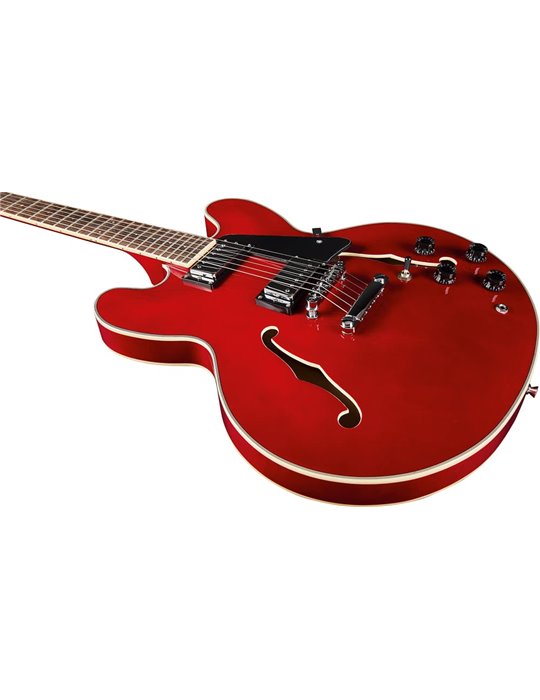 GUITARRA ELÉCTRICA EKO HOLLOWBODY DOUBLE CUT - CHERRY RED