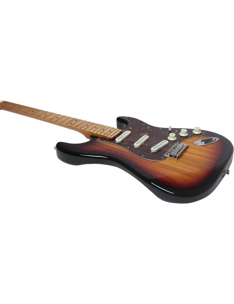 Guitarra eléctrica Eko Starter ST401 tipo Strat (diapasón de arce) - Sunburst