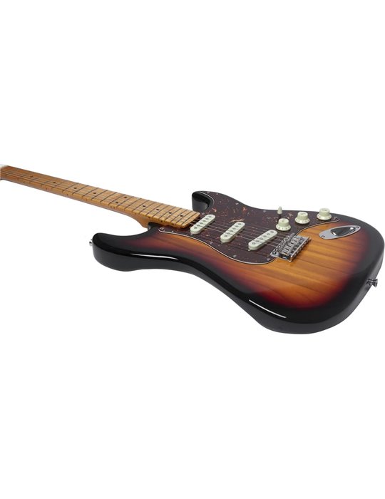Guitarra eléctrica Eko Starter ST401 tipo Strat (diapasón de arce) - Sunburst
