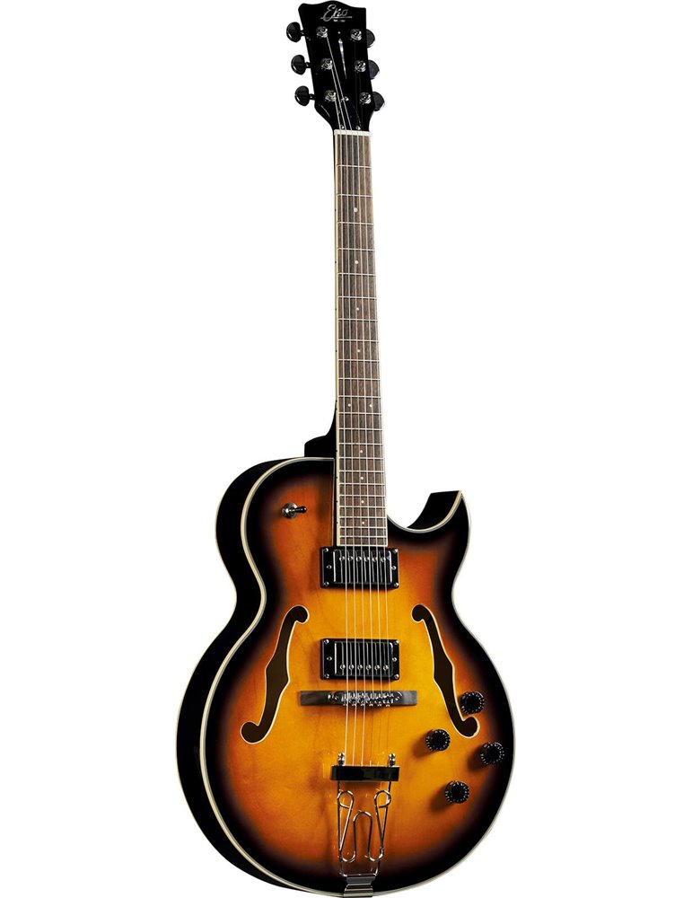 GUITARRA ELÉCTRICA EKO HOLLOWBODY JAZZ SINGLE CUT - SUNBURST
