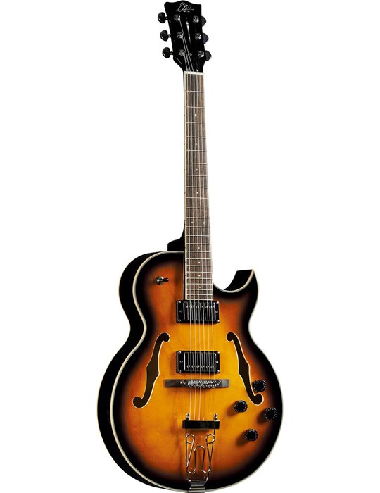 GUITARRA ELÉCTRICA EKO HOLLOWBODY JAZZ SINGLE CUT - SUNBURST