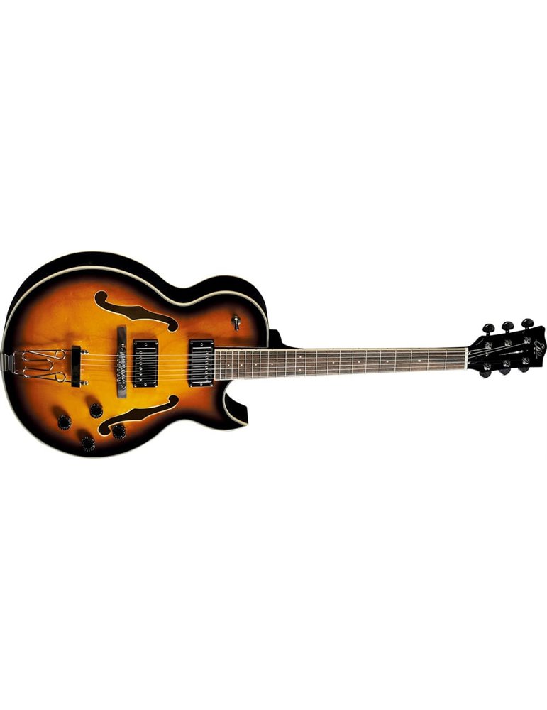 GUITARRA ELÉCTRICA EKO HOLLOWBODY JAZZ SINGLE CUT - SUNBURST