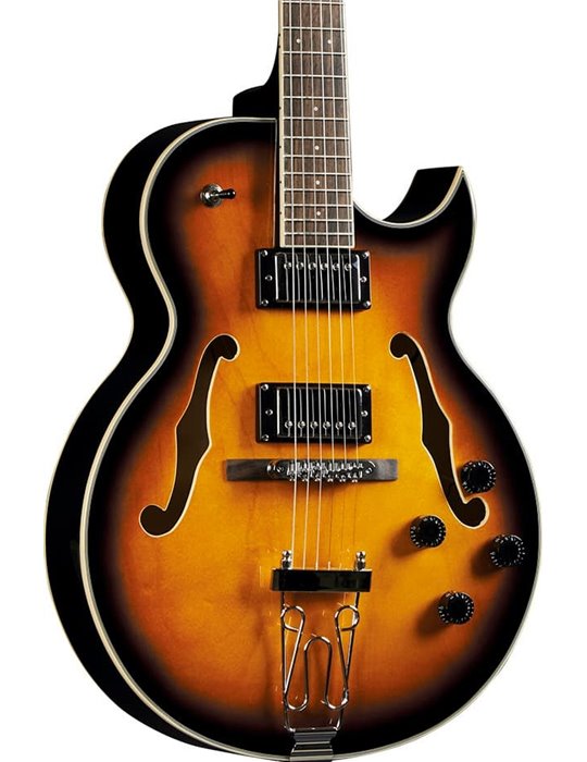 GUITARRA ELÉCTRICA EKO HOLLOWBODY JAZZ SINGLE CUT - SUNBURST