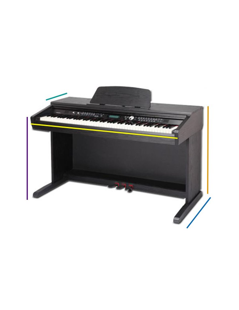 Funda Piano Digital Kawai CLP-535001 - Negro