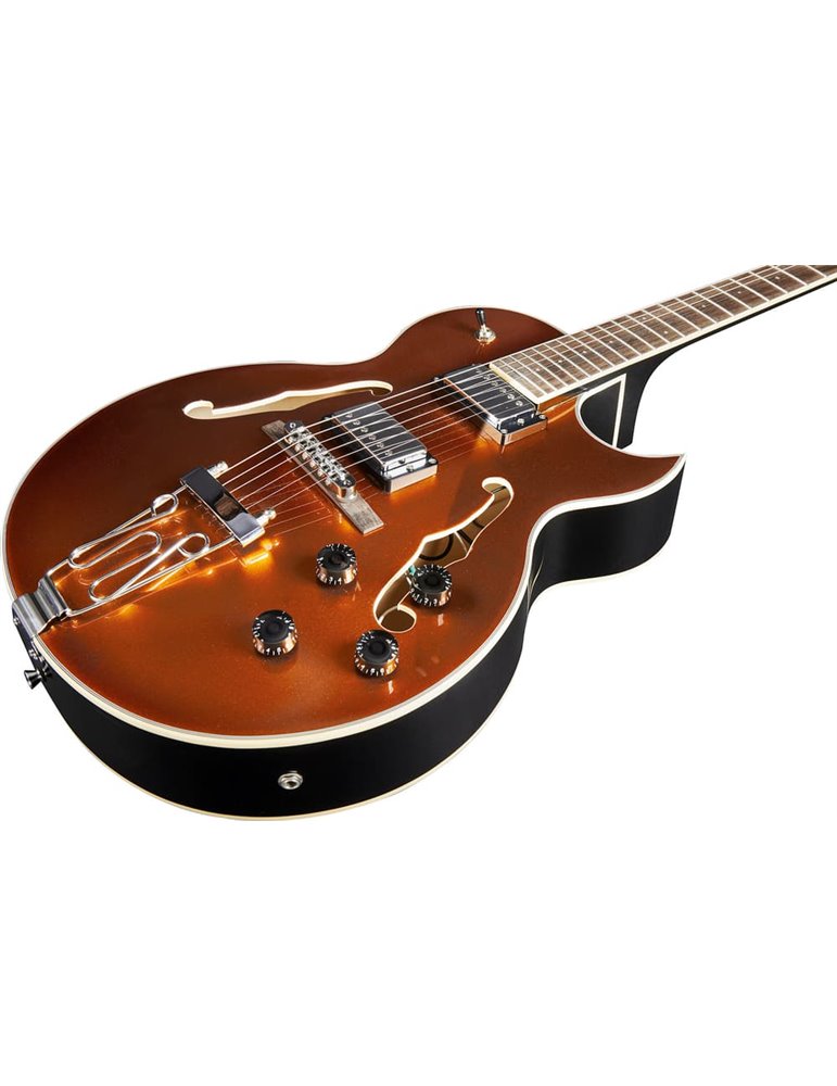 GUITARRA ELÉCTRICA EKO HOLLOWBODY JAZZ SINGLE CUT - GOLD