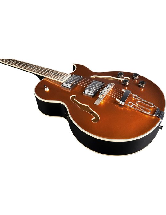 GUITARRA ELÉCTRICA EKO HOLLOWBODY JAZZ SINGLE CUT - GOLD