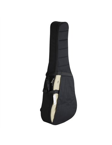 Funda Guitarra Electrica 20mm PE Ref. 46 Mochila041 - Negro beis
