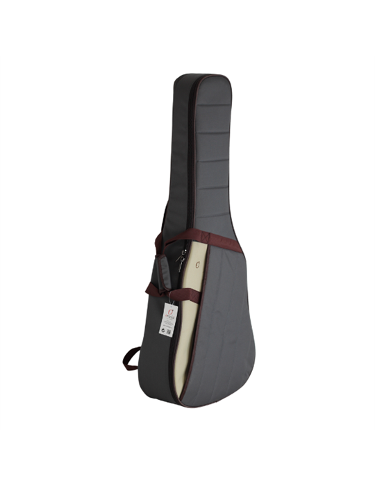 Funda Guitarra Acustica 20mm PE Ref. 46 Mochila041 - Negro beis