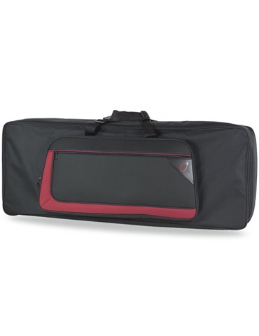 Funda Teclado 106X44X16 Cms 10mm Pe Mochila033 - Negro rojo