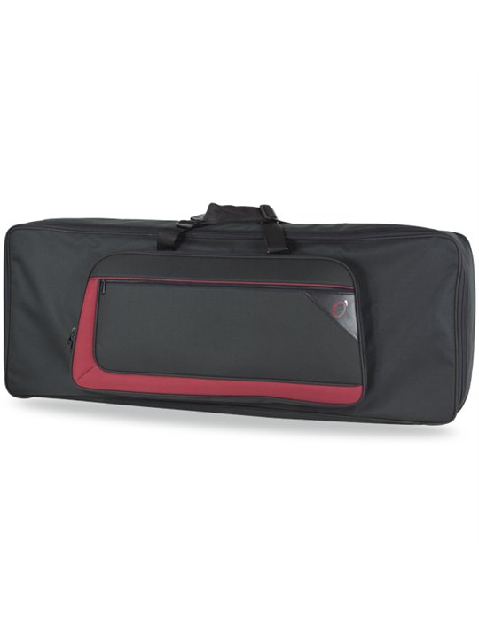 Funda Teclado 106X44X16 Cms 10mm Pe Mochila033 - Negro rojo