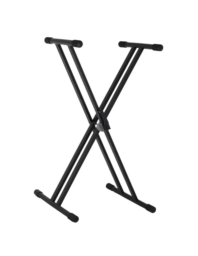 Soporte Teclado Doble/Double Keyboard Stand St003001 - Negro