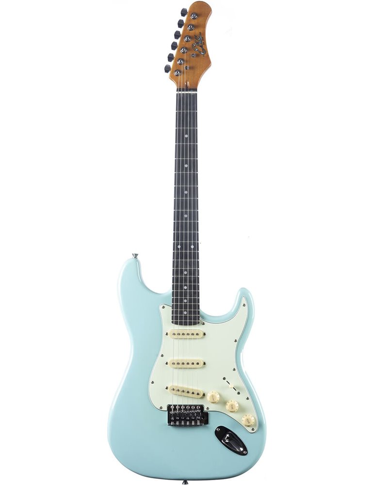 Guitarra eléctrica Eko Starter ST300 tipo Strat - Azul Daphne