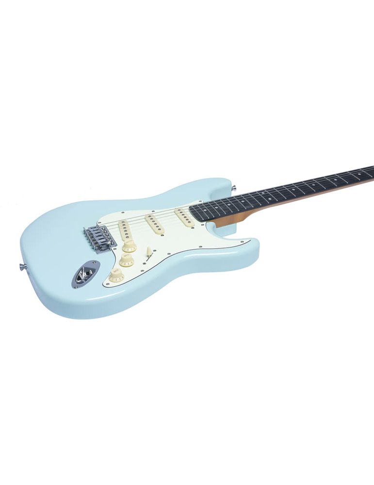 Guitarra eléctrica Eko Starter ST300 tipo Strat - Azul Daphne