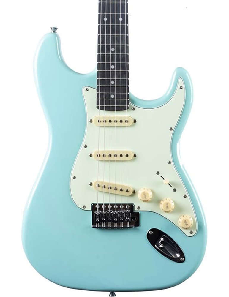 Guitarra eléctrica Eko Starter ST300 tipo Strat - Azul Daphne