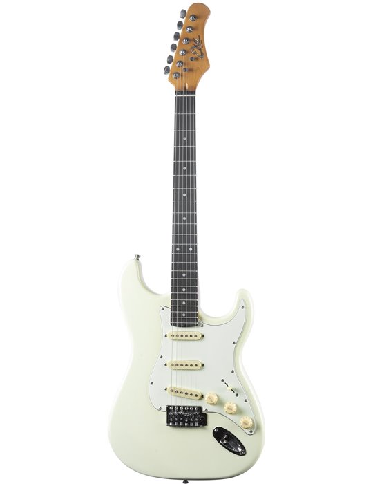 Guitarra eléctrica Eko Starter ST300 tipo Strat - Blanco Olímpico