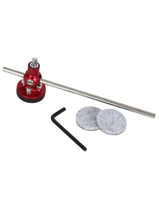 Maza Pedal Bombo Aluminio Ajustable Santafe Sj1565005 - Rojo