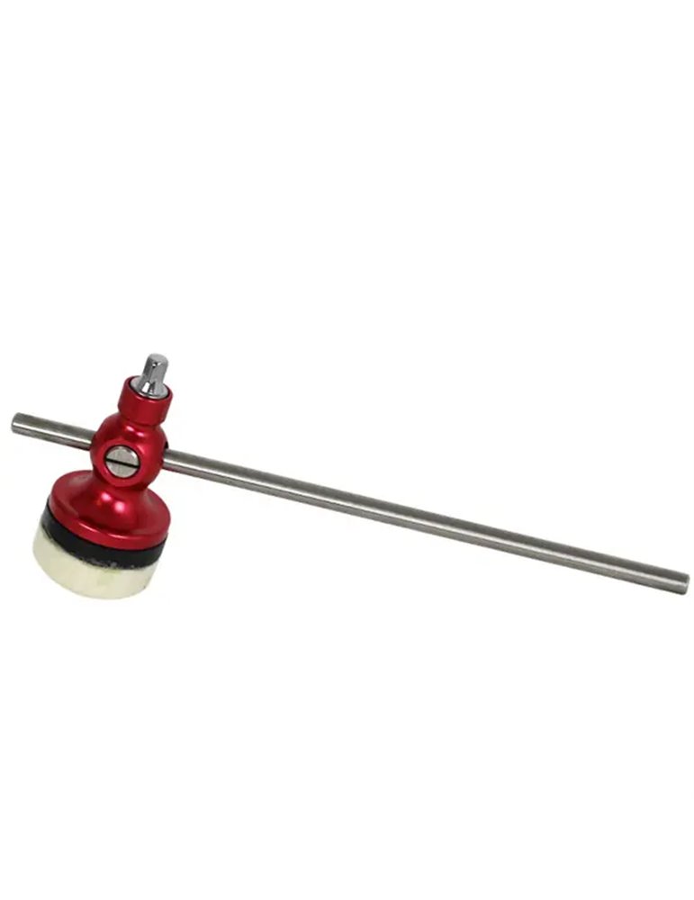 Maza Pedal Bombo Aluminio Ajustable Santafe Sj1570005 - Rojo